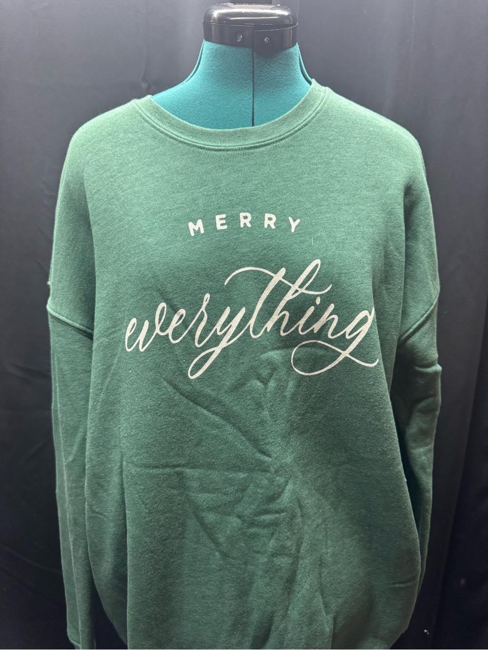 Merry Everything Green Women's Sweatshirt